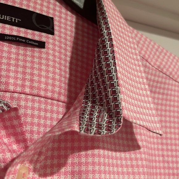 QUIETI Pink Dress shirt. XL. Brand new with tags. - Picture 4 of 6